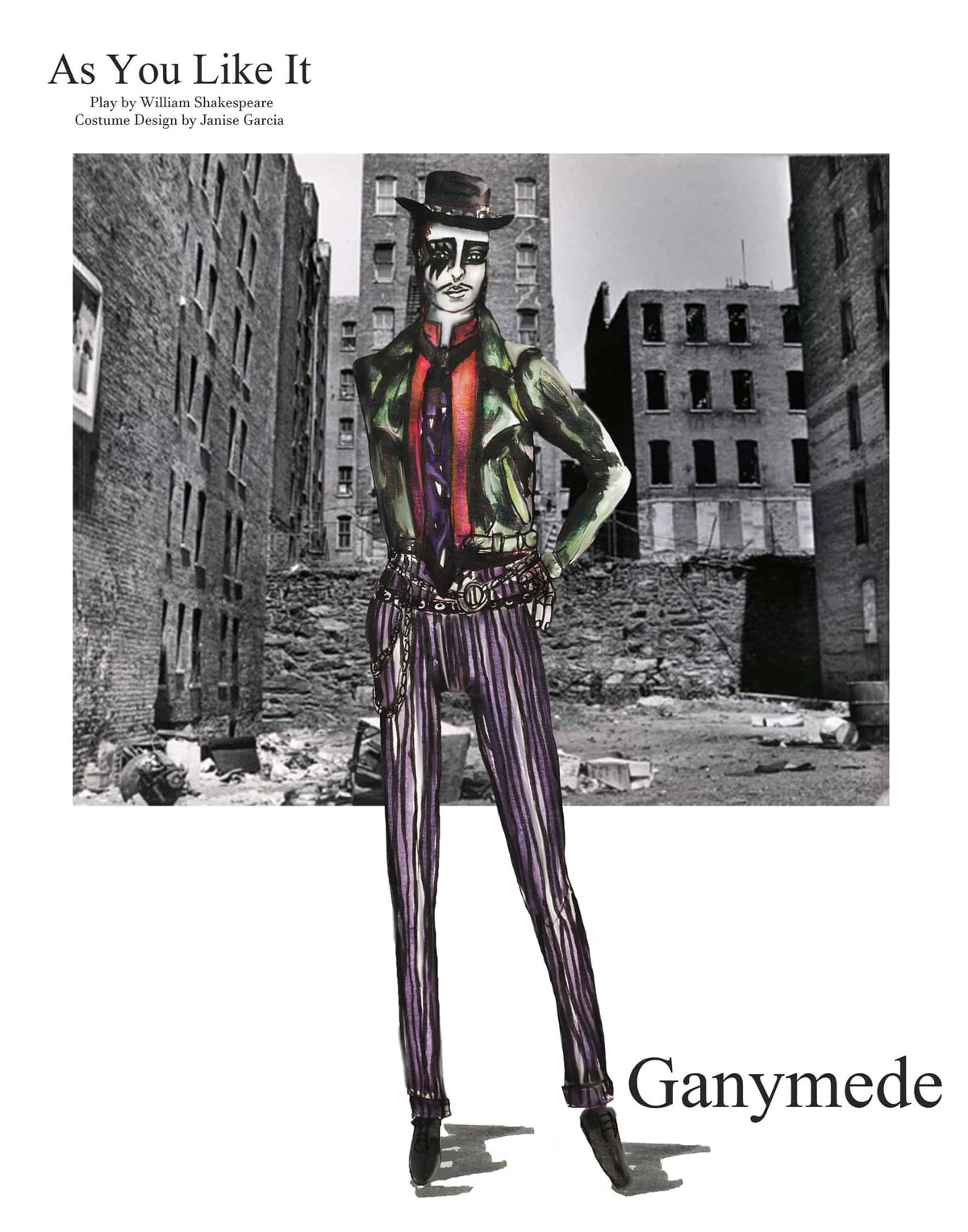Costume design for Ganymede