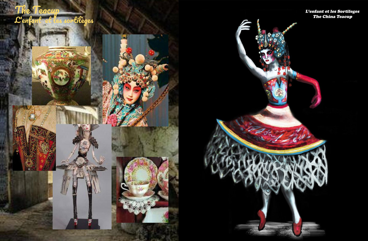 Costume design for The China Teacup